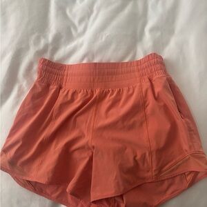Women's Lululemon Hotty Hot 4" Coral Kiss